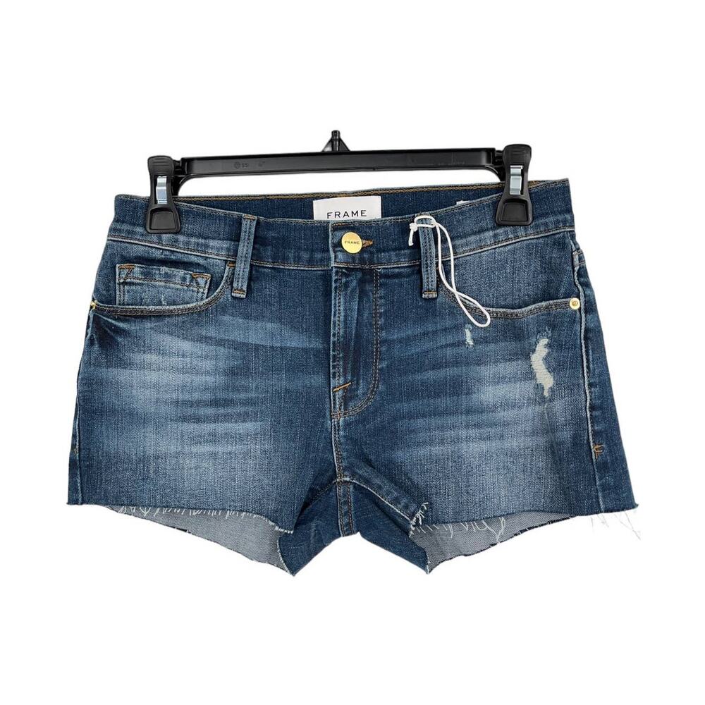 Frame shorts Le Cut off denim blue size 24